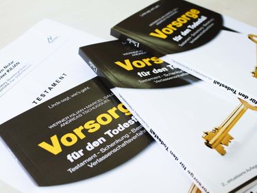 Buch "Vorsorge für den Todesfall"